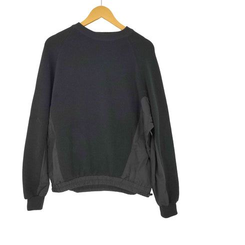 フリークスストア FREAKS STORE リラックスフィット 異素材切り替え ドッキング クルーネックニット メンズ JPN:S