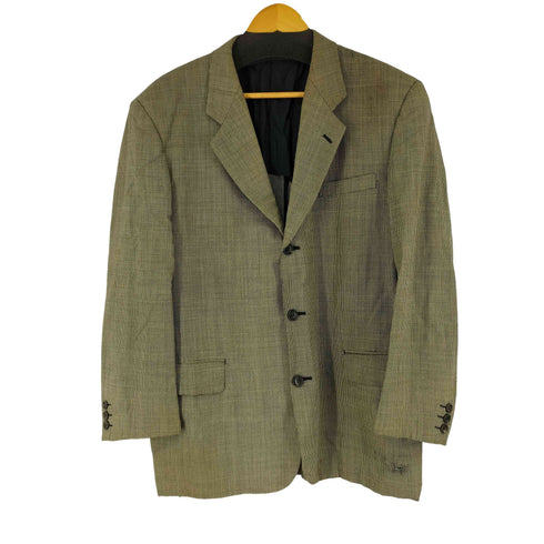 コムデギャルソンオム COMME des GARCONS HOMME 95AW 田中オム 千鳥格子柄 2Bウールテーラードジャケット メンズ JPN:M
