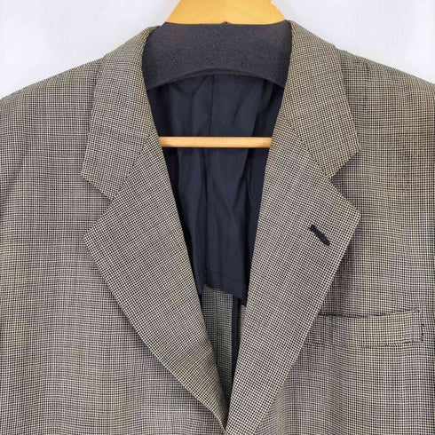 コムデギャルソンオム COMME des GARCONS HOMME 95AW 田中オム 千鳥格子柄 2Bウールテーラードジャケット メンズ JPN:M