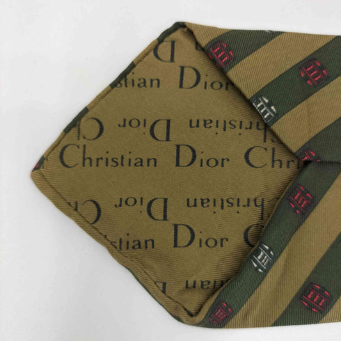 クリスチャンディオール Christian Dior ストライプ柄 ネクタイ メンズ