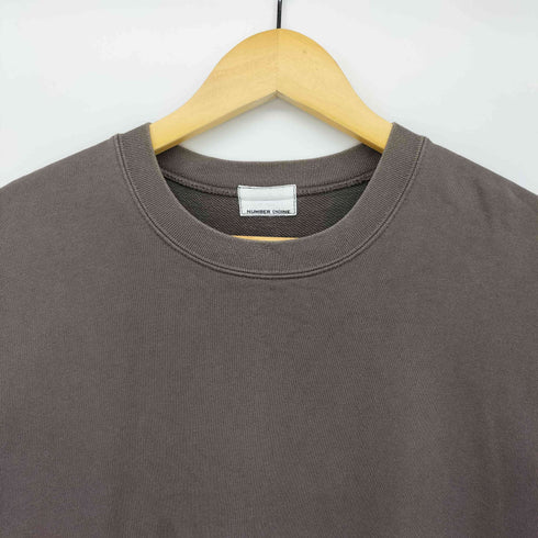 N NUMBER 22AW LOOPBACK EMBROIDERY CREWNECK SWEATSHIRT メンズ JPN:3