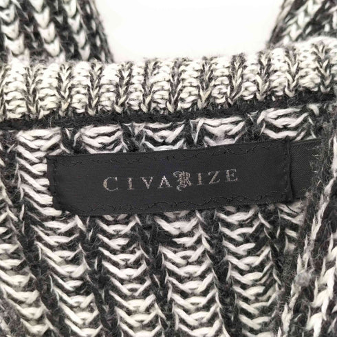 シヴァーライズ CIVARIZE knit hooded gown coat ニット フーデッド ガウン コート Y2K メンズ JPN:44