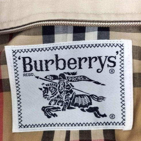 バーバリーズ BURBERRYS 白タグ 裏地ノバチェックトレンチコート レディース
