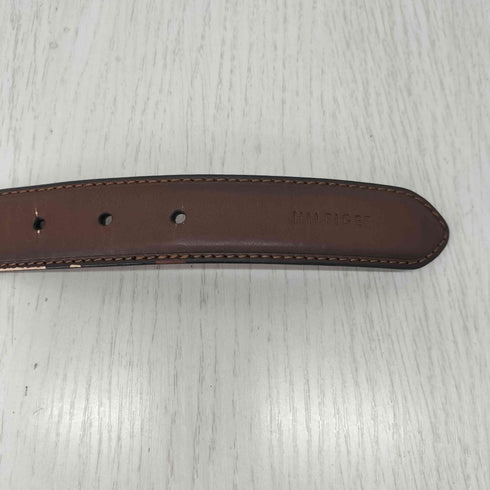 トミーヒルフィガー TOMMY HILFIGER 編み込みレザーベルト メンズ 34/85