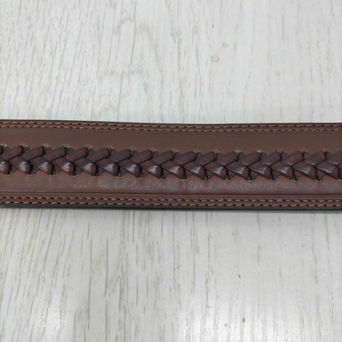 トミーヒルフィガー TOMMY HILFIGER 編み込みレザーベルト メンズ 34/85
