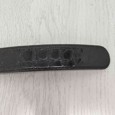 型押しレザーベルト メンズ