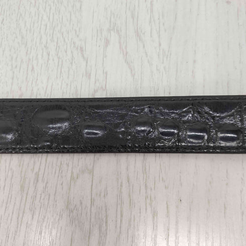 型押しレザーベルト メンズ
