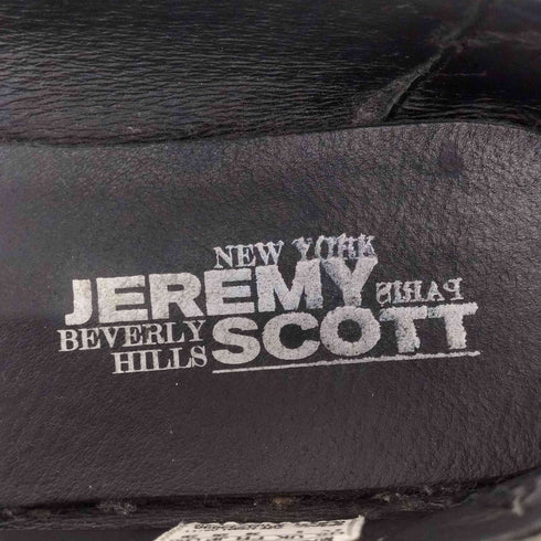 ジェレミースコット JEREMY SCOTT ウィングレザーフラットパンプス レディース 23.5
