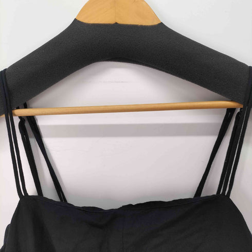 ザラ ZARA リネンブレンド キャミソールワンピース レディース import:M