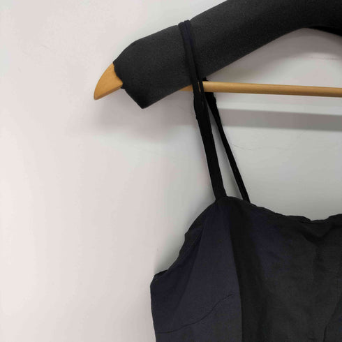 ザラ ZARA リネンブレンド キャミソールワンピース レディース import:M