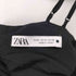 ザラ ZARA リネンブレンド キャミソールワンピース レディース import:M