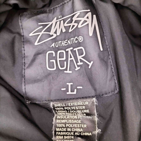 ステューシー Stussy 90-00S AUTHENTIC GEAR ECWCS GEN3 LEVEL7 型 裾 ロゴ フーデッド 中綿 マウンテン パーカー ジャケット メンズ import:L