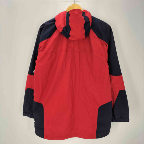 ポロスポーツラルフローレン POLO SPORT RALPH LAUREN 90S ナイガイ期 裏地フリース 縦ロゴ 刺繍 八の字ジップ マウンテン パーカー ジャケット メンズ 170