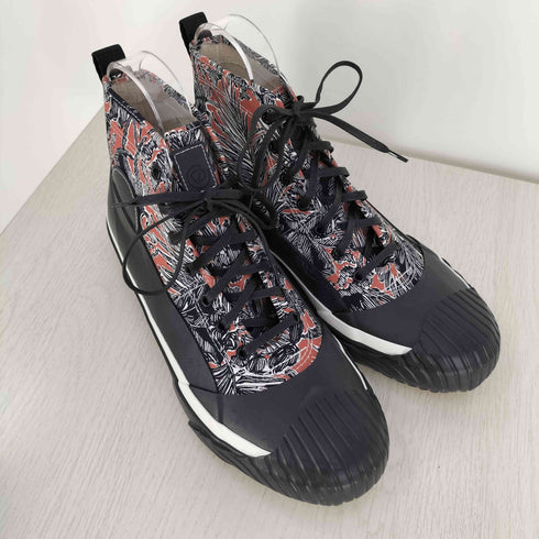 スリーワンフィリップリム 3.1 phillip lim CANVAS HIGH TOP ボタニカル柄 ハイカットスニーカー メンズ JPN:28