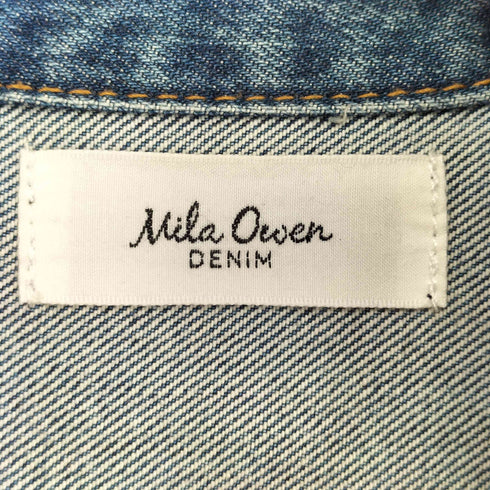 ミラオーウェン Mila Owen 後ろタック抜け感フレアGジャン レディース JPN:0