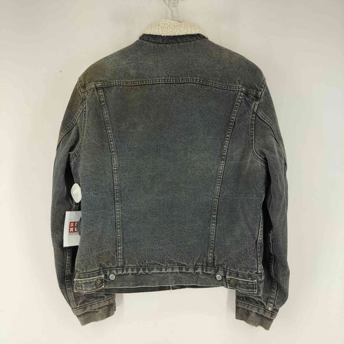 リーバイス Levis 80S MADE IN USA 裏ボア ブラック デニムジャケット メンズ 40R