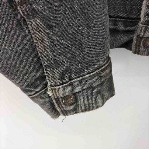 リーバイス Levis 80S MADE IN USA 裏ボア ブラック デニムジャケット メンズ 40R