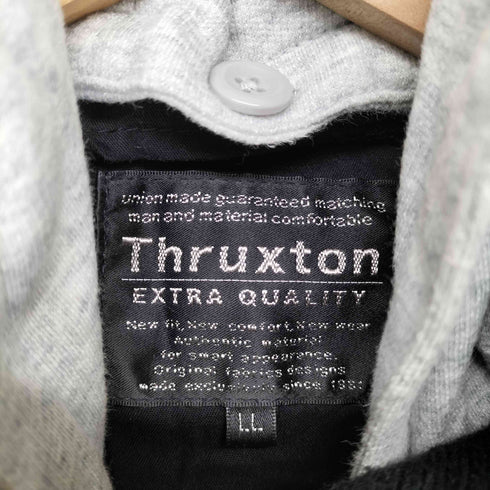 スラクストン THRUXTON Y2K フーデッドロングベスト メンズ LL