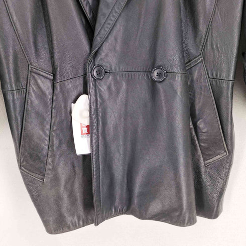 JHA-JHA レザー ダブルテーラードジャケット メンズ FREE