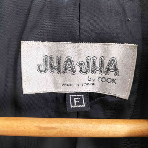 JHA-JHA レザー ダブルテーラードジャケット メンズ FREE