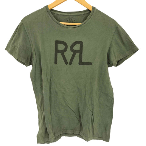 ダブルアールエルラルフローレン RRL RALPH LAUREN プリントクルーネックTシャツ メンズ import:S