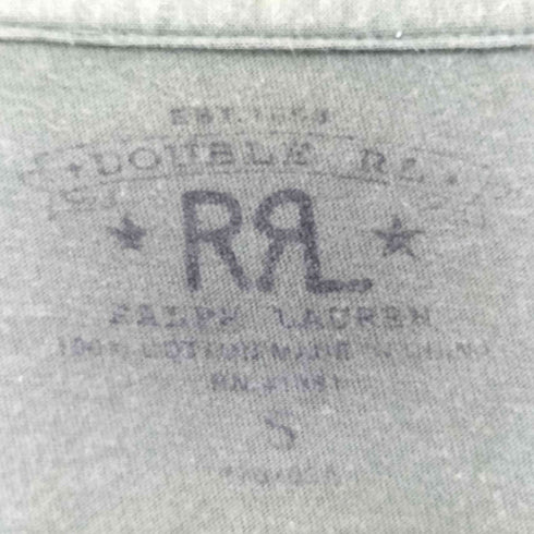 ダブルアールエルラルフローレン RRL RALPH LAUREN プリントクルーネックTシャツ メンズ import:S