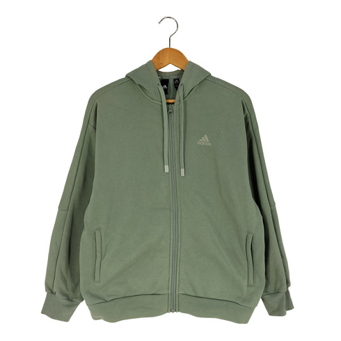 アディダス adidas ワーディング ルーズフィット フリース フルジップパーカー レディース JPN:M