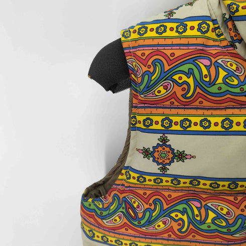 ワイルドシングス WILD THINGS pertex ペイズリー ダウンベスト メンズ import:XS