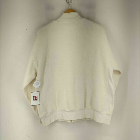 スーパーサンクス SUPERTHANKS ワンポイント刺繍 ボア ビッグシルエットカーディガン レディース S