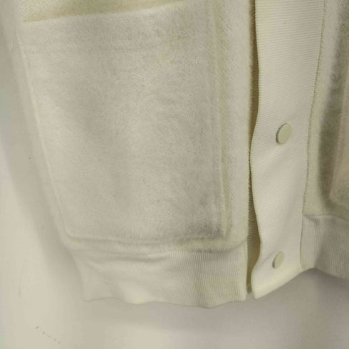 スーパーサンクス SUPERTHANKS ワンポイント刺繍 ボア ビッグシルエットカーディガン レディース S