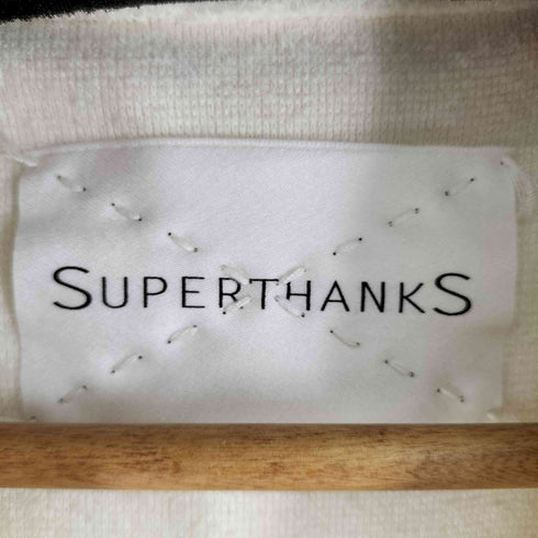 スーパーサンクス SUPERTHANKS ワンポイント刺繍 ボア ビッグシルエットカーディガン レディース S