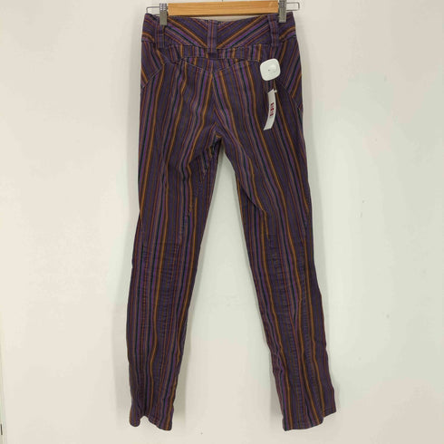 エトロ ETRO イタリア製 ローライズ ストライプパンツ レディース 40
