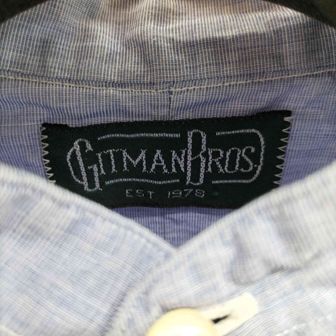 ギットマンブラザーズ GITMAN BROS. バンドカラー プルオーバーシャツ メンズ 20