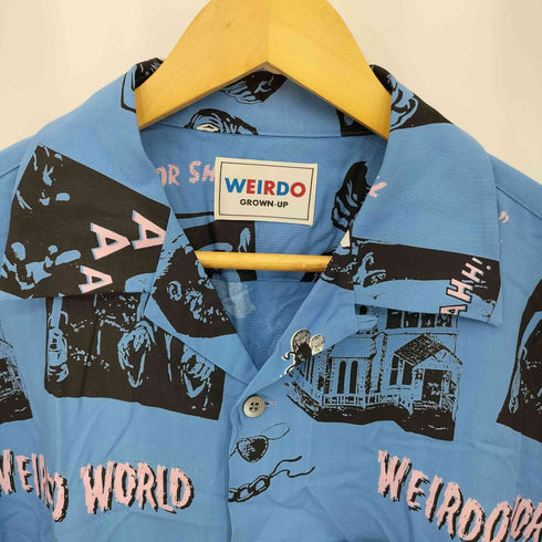 ウィアード WEIRDO HORROR MAGAZINE S/S SHIRTS ホラーマガジン アロハ シャツ メンズ import:L