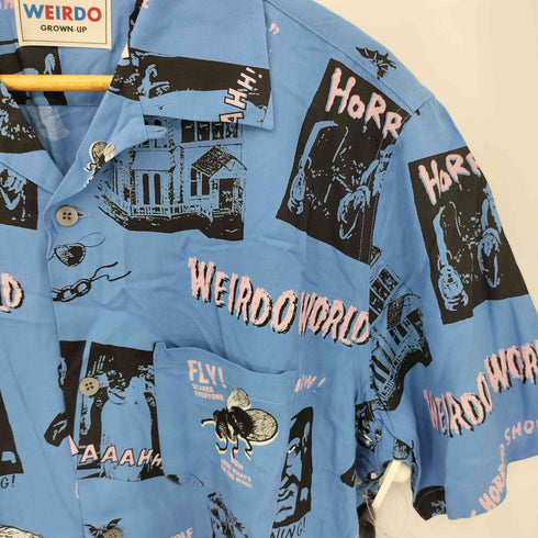 ウィアード WEIRDO HORROR MAGAZINE S/S SHIRTS ホラーマガジン アロハ シャツ メンズ import:L
