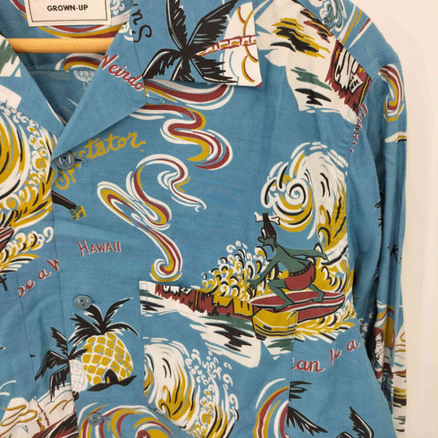 ウィアード WEIRDO HUT L/S SHIRTS ロングスリーブ アロハシャツ メンズ import:M