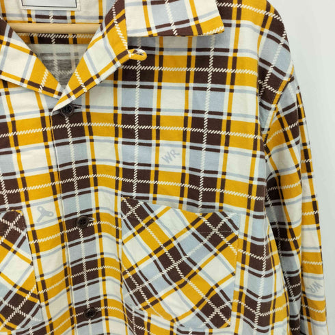 ウィアード WEIRDO WIND UP L/S CHECK SHIRTS チェック柄 L/S シャツ メンズ import:XL