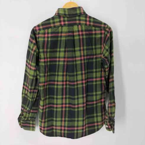 インディヴィジュアライズドシャツ individualized shirts standard fit チェック BD ネルシャツ メンズ 14 1/2-32