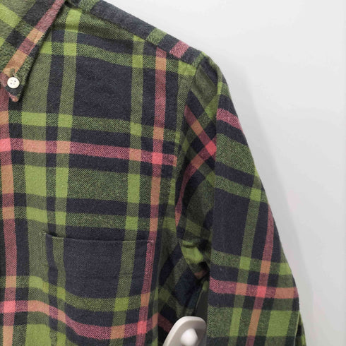 インディヴィジュアライズドシャツ individualized shirts standard fit チェック BD ネルシャツ メンズ 14 1/2-32