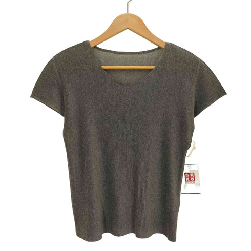 プリーツプリーズイッセイミヤケ PLEATS PLEASE ISSEY MIYAKE プリーツ半袖カットソー レディース JPN:3