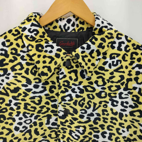 ギャングスタビル GANGSTERVILLE RISE ABOVE LEOPARD JACKET ライズ アバウブ レオパード コーデュロイ ジャケット メンズ import:L