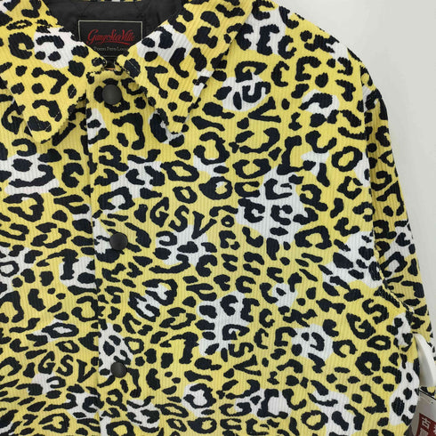 ギャングスタビル GANGSTERVILLE RISE ABOVE LEOPARD JACKET ライズ アバウブ レオパード コーデュロイ ジャケット メンズ import:L