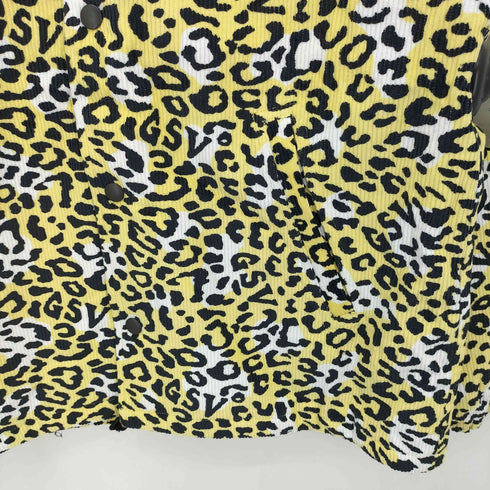ギャングスタビル GANGSTERVILLE RISE ABOVE LEOPARD JACKET ライズ アバウブ レオパード コーデュロイ ジャケット メンズ import:L