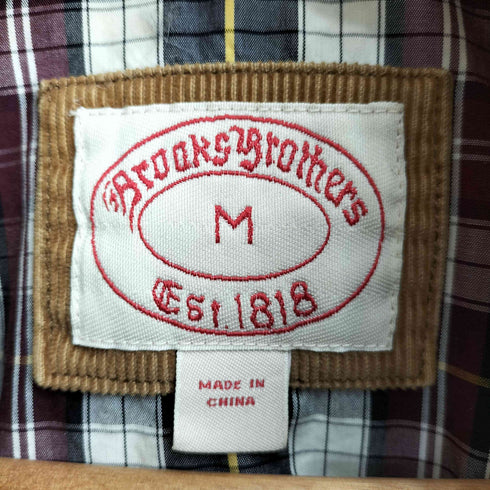 ブルックスブラザーズ BROOKS BROTHERS 細畝 コーデュロイ スウィングトップ ジャケット 裏地チェック メンズ import:M