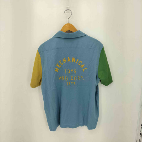 ウィアード WEIRDO WRD CORP S/S SHIRT ロゴデザイン オープンカラー 半袖シャツ メンズ import:S