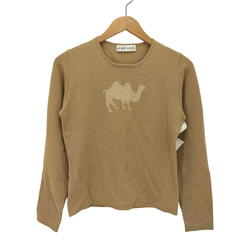JAEGER カシミヤ混 シルクニット レディース