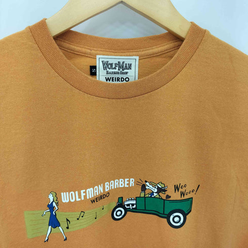 ウィアード WEIRDO WOLFMAN BARBER ホット ロッドボマード Tシャツ メンズ import:S