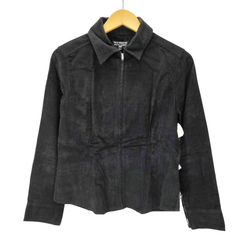 ポロジーンズ RL POLO JEANS CO. ジップアップ シャツ ジャケット コーデュロイ レディース import:L