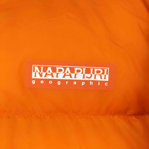 ナパピリ NAPAPIJRI バックプリント ダウンジャケット メンズ JPN:M