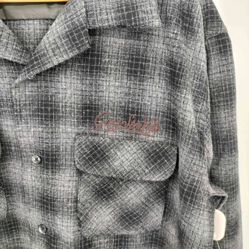 ギャングスタビル GANGSTERVILLE LOCOS L/S CHECK SHIRTS ウール チェック L/S シャツ メンズ import:L